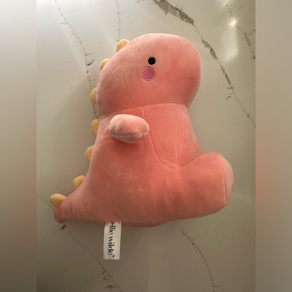 Ellie Wilde pink dinosaur plush stuffed animal - Picture 3 of 7